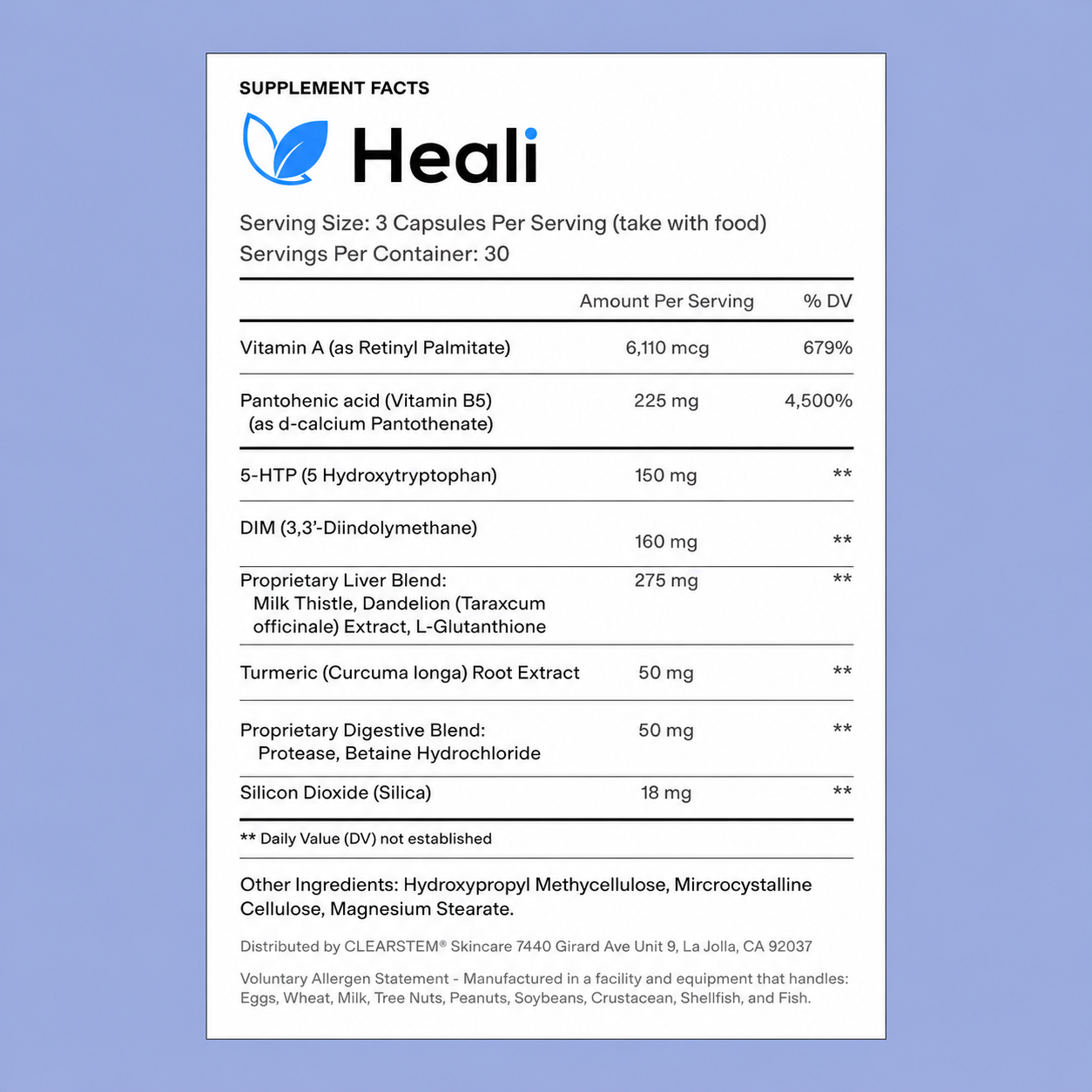 HEALI™ Hormonal Acne Supplement